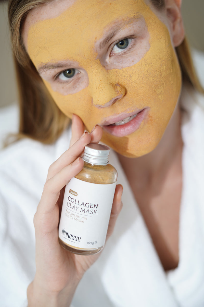 Sarı Kil Canlandırıcı Kolajen Maske